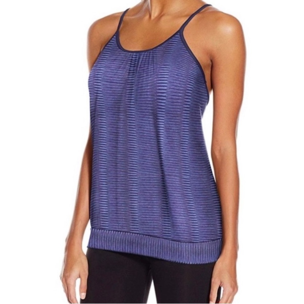 Prana Andie Moisture-Wicking Tank Size M Color Bluebell Ziggie